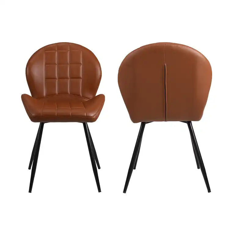 Pu leather dining chair